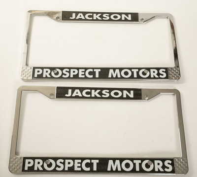 Prospect Motors Jackson California License Plate Frames Pair(G4R) NOS New