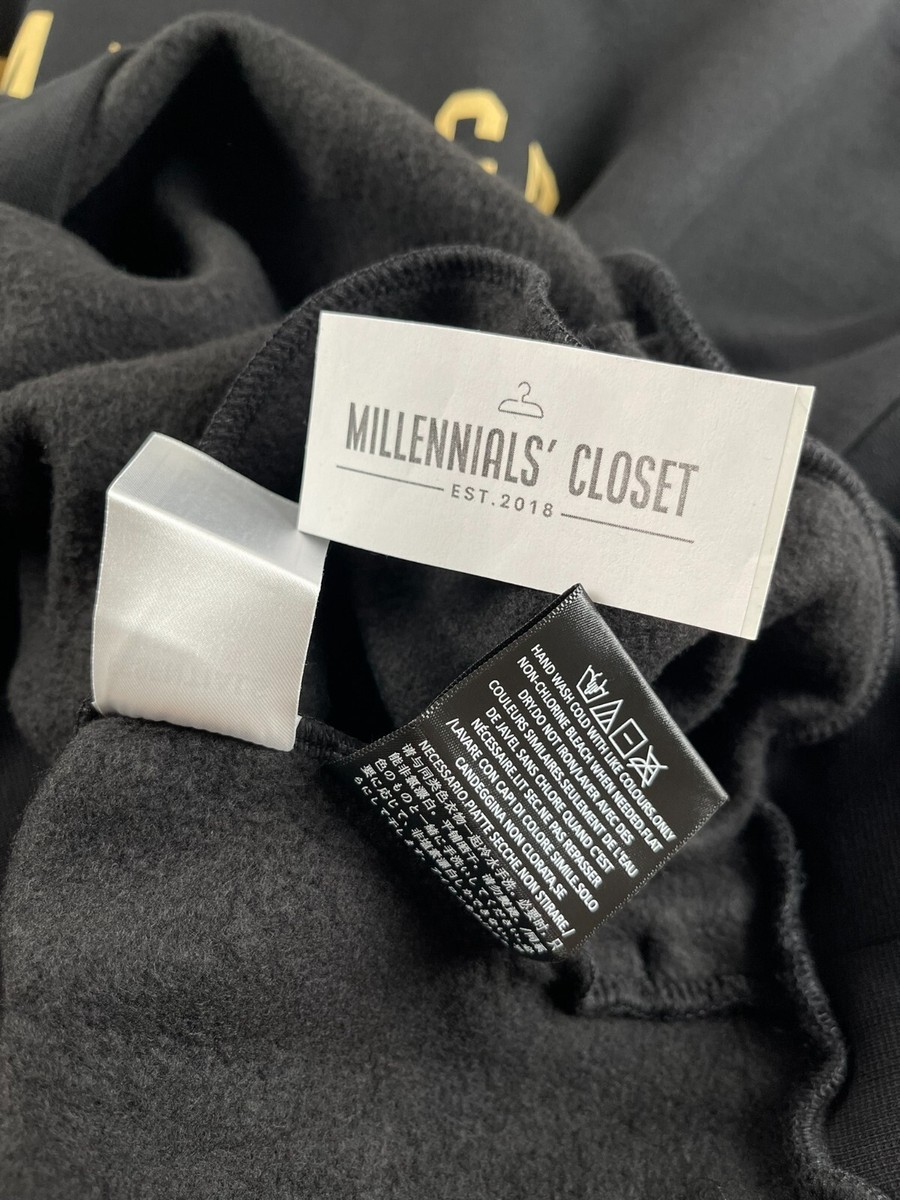 Fear of God Essentials Fleece Hoodie Black FW24 | eBay