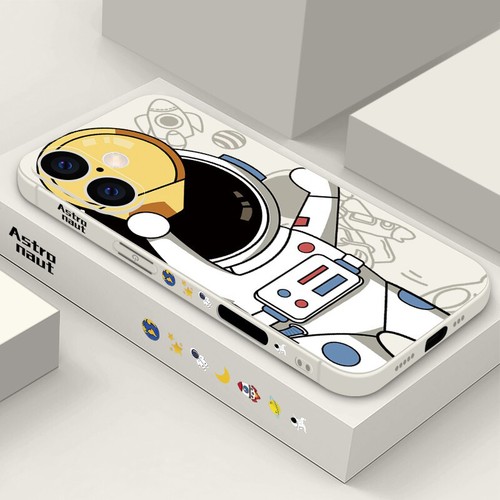 Astronaut Strap TPU Case For iPhone 16 15 Pro Max 14 13 12 11 Shockproof Cover - Picture 18 of 24