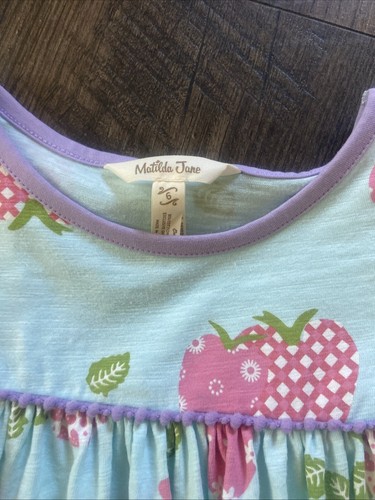 Girls MATILDA JANE Lets go together The Last Strawberry Top size 6 Worn Once - Picture 6 of 9
