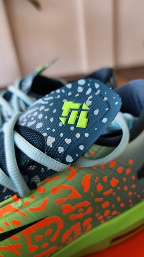 DS Nike Kevin Durant KD 6 VI 'Liger' Talla 12 / EUR 46 Kevin Durant Verde Eléctrico - Imagen 8 de 8