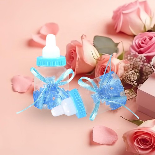 24Pcs Baby Shower Bottles Fillable Plastic Bottles Sweet Candy Box Gift Mini ... - Picture 2 of 7