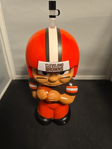 NFL Teenymates Big Sip Cleveland Browns 3D Charactor Water Bottle Party Animals - Picture 2 of 12
