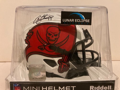 Warren Sapp autographed Lunar mini helmet Tampa Bay Buccaneers BAS W181381
