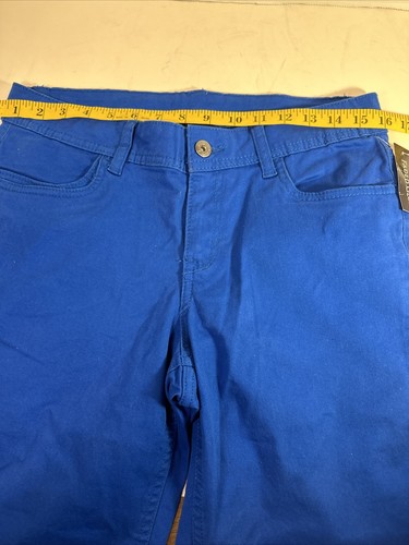 Faded Glory Women’s Blue Capris Size 8, Waist 30" Inseam 19” NWT - Picture 8 of 19