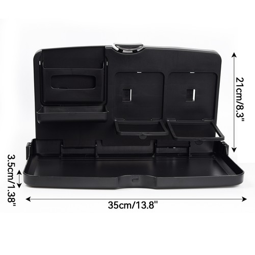 Universal Car Auto Back Seat Folding Table Drink/Food Cup Tray Holder Stand Desk - Afbeelding 2 van 6