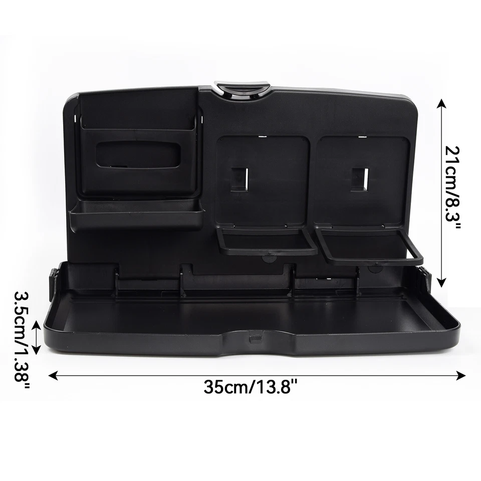 Asiento trasero automático universal para automóvil Mesa plegable Bebida Comida Taza Bandeja Soporte Escritorio Foto 2 de 4