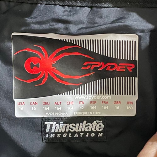 Pantalones para mujer Spyder negros XtL 20.000 Thinsulate Recco esquí snowboard talla 16 - Imagen 10 de 10