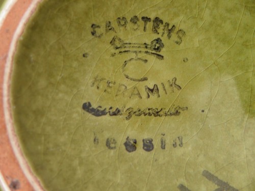 Sauciere Butterpfännchen Keramik Carstens 70er J. - Bild 4 von 4