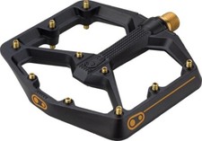 Crank Brothers Stamp 11 MTB Mountain Bike Platform Pedals Titanium Black Large