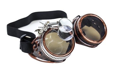 Occhiali Da Sole Gotici Steampunk Blu Per Cosplay E Feste - Foto 7