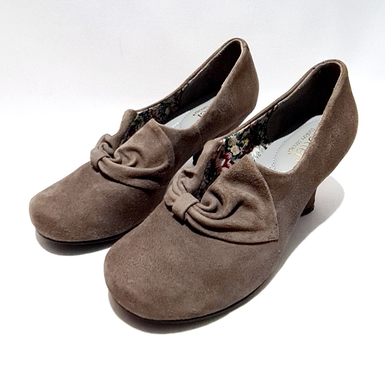 Hotter Donna Brown Suede Shoes UK 4 