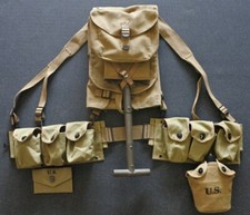 WW2 RIPRODUZIONE EQUIPAGGIAMENTO COMPLETO MODELLO 1928 U.S. ARMY