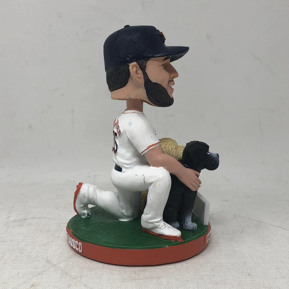 Houston Astros Justin Verlander & Dogs Norman and Bosco Bobblehead - Image 4 of 4
