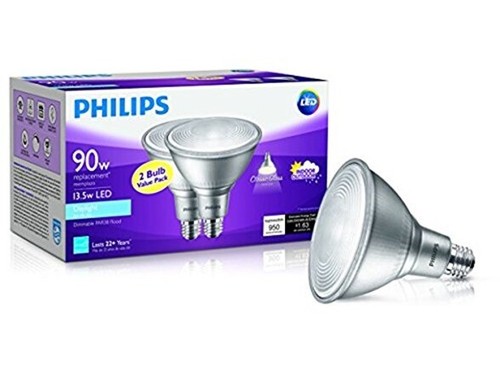 Philips 13.5-Watt (90-Watt Equivalent) PAR38 Daylight Dimmable LED Floodlight Bu
