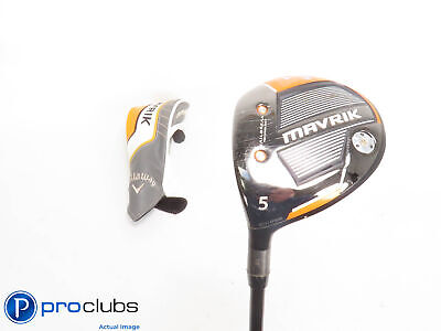 Left Handed Callaway Mavrik 3 Wood Stiff Graphite Shaft Golf Pride Grip Left Handed Callaway Mavrik 3 Wood Stiff Graphite Shaft Golf Pride Grip