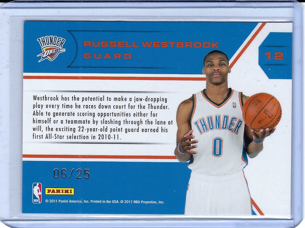 Russell Westbrook Auto NBA カード