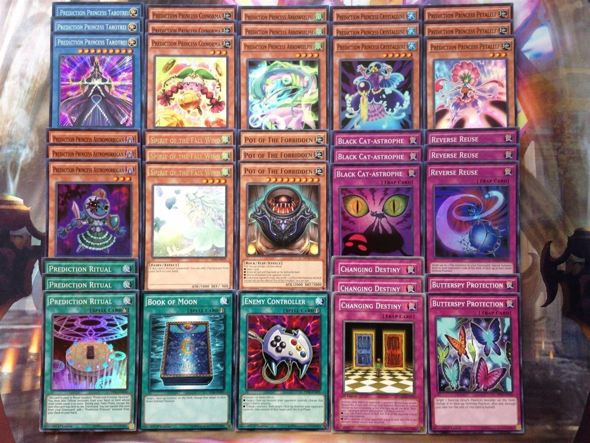 prediction princess deck yugioh Yugioh Prediction Princess 21 Card Deck Core Tarotrei Coinorma 1st Ed DRL2  Aura