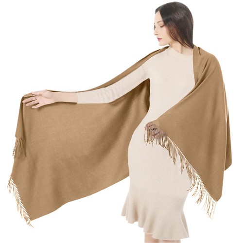 Womens Scarf Pashmina Shawls and Wraps for Evening Dress Wedding Bridesmaid Gift - Picture 15 of 26