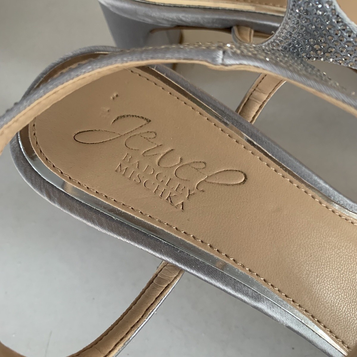Jewel Badgley Mischka Womens Omari II Dress Sandals SILVER Jewel Badgley Mischka Womens Omari II Dress Sandals SILVER