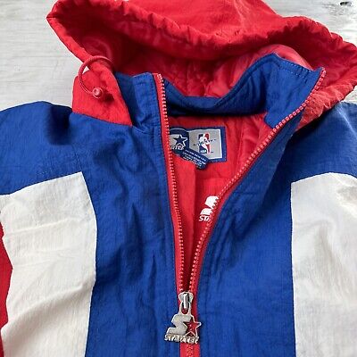Vintage 90s NBA Philadelphia 76ers Sixers Starter Pullover 1 Vintage 90s NBA Philadelphia 76ers Sixers Starter Pullover 1