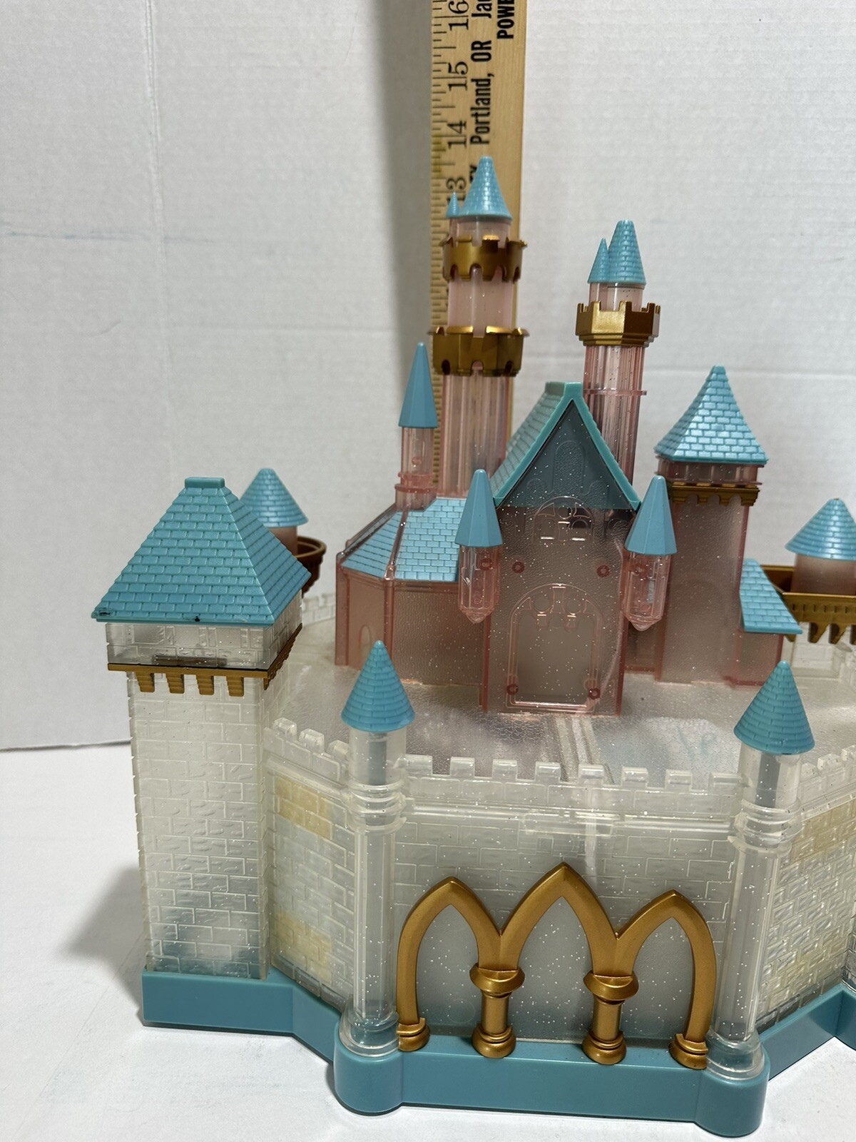 Disneyland Sleeping Beauty Castle Playset Golden 50th Anniversary
