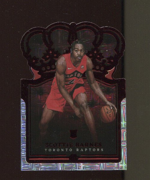 2021-22 Panini Crown Royale #99 Scottie Barnes Asia Red Parallel Rookie #4306