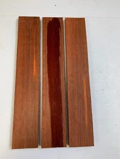 3 Pcs, Padauk Thin Stock 16x 1x 1 Woodturning Lumber Blank- Free US Shipping