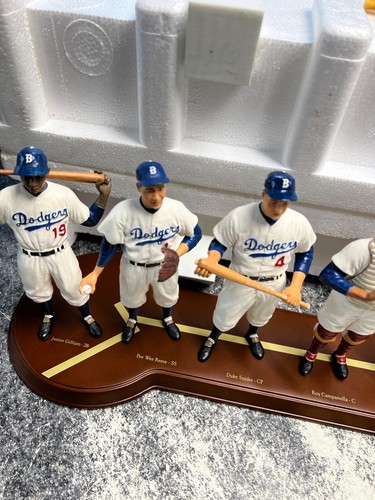 COOPERSTOWN COLLECTION DANBURY MINT 1955 BROOKLYN DODGERS MLB STATUE FIGURINES - Picture 7 of 18