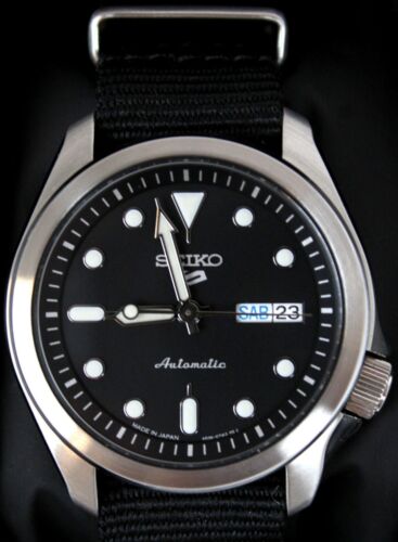 Seiko 5 Sports Men's Water-Resistant 100M Automatic Watch - Black  29665203663 | eBay