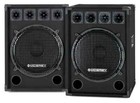 2x Enceinte DJ PA Haut-Parleur Subwoofer 15" Karaoke Fete 2 Voies 800W Set Paire