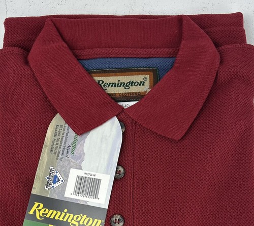NWT Vintage NOS Remington M HeavyWeight Long Sleeve Shirt Piques USA Made - Picture 2 of 5