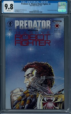 PREDATOR VS. MAGNUS ROBOT FIGHTER #2 CGC 9.8 (1/93) Dark Horse