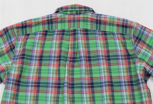 Ralph Lauren Shirt Indian Madras Plaid Button-Front LT L Tall NWT - Picture 6 of 7