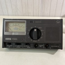 Vintage Korg WT-12 Chromatic Tuner NO Power Supply. Does Turn On.