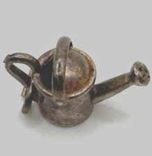 Brown County BCB Watering Can Gardening Theme Sterling Charm Vintage 3D