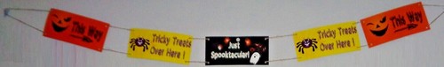 Happy Halloween Trick Treat Banner Bunting Party Garland Hanging Decoration sign - Picture 17 of 47