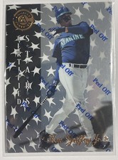 Ken Griffey Jr. 1997 Pinnacle Certified Stars #136 Peel Attached