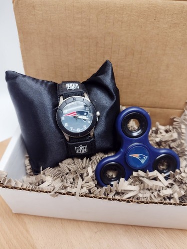 New England Patriots Kids Watch + Patriots Fidget spinner - Boy's Patriots Gifts - Picture 3 of 5