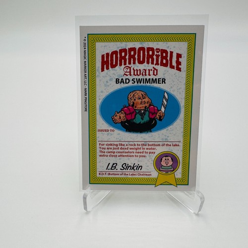Horrorible Kids Friday the 13th 4 Card Lot Jason Voorhees Uber Uter Ken Derek - Picture 10 of 10