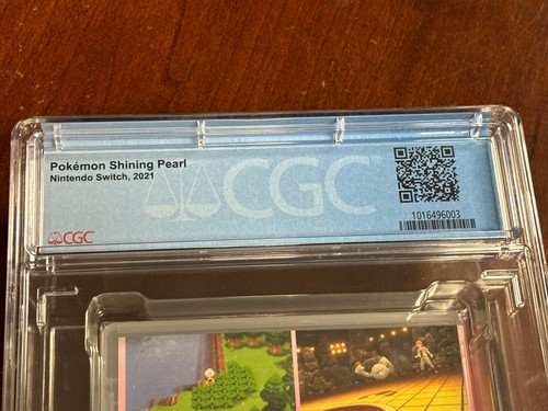 NUEVO ENCASTRADO 2022 SWITCH Pokemon SHINING PEARL CGC 1ª IMPRESIÓN 9.8 Y-Fold A+ SELLO - Imagen 5 de 5
