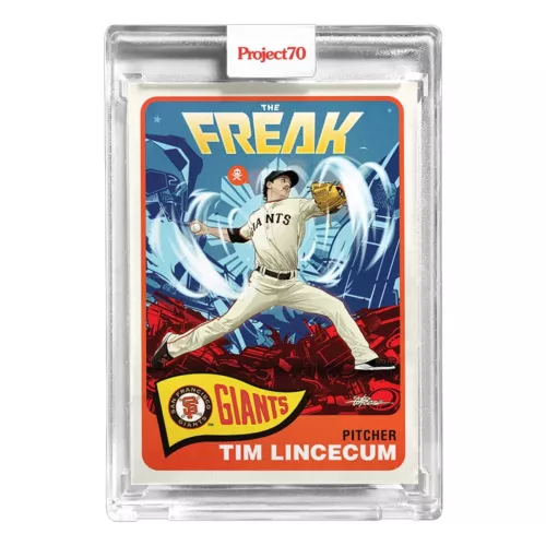 2021 Topps: Project 70 Card #191 - Tim Lincecum 1965 by Quiccs - Brand New