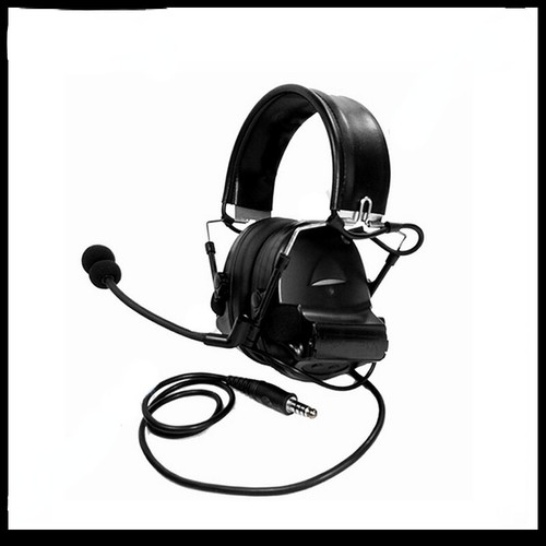 Taktisches Headset Rauschunterdrückung Unterdrückung Kopfhörer Comtac II für Zwei-Wege-Radio - Bild 7 von 9