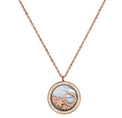 NEW MALISSA J GOLD - TONE SHAKEY PENDANT NECKLACE - Picture 3 of 5