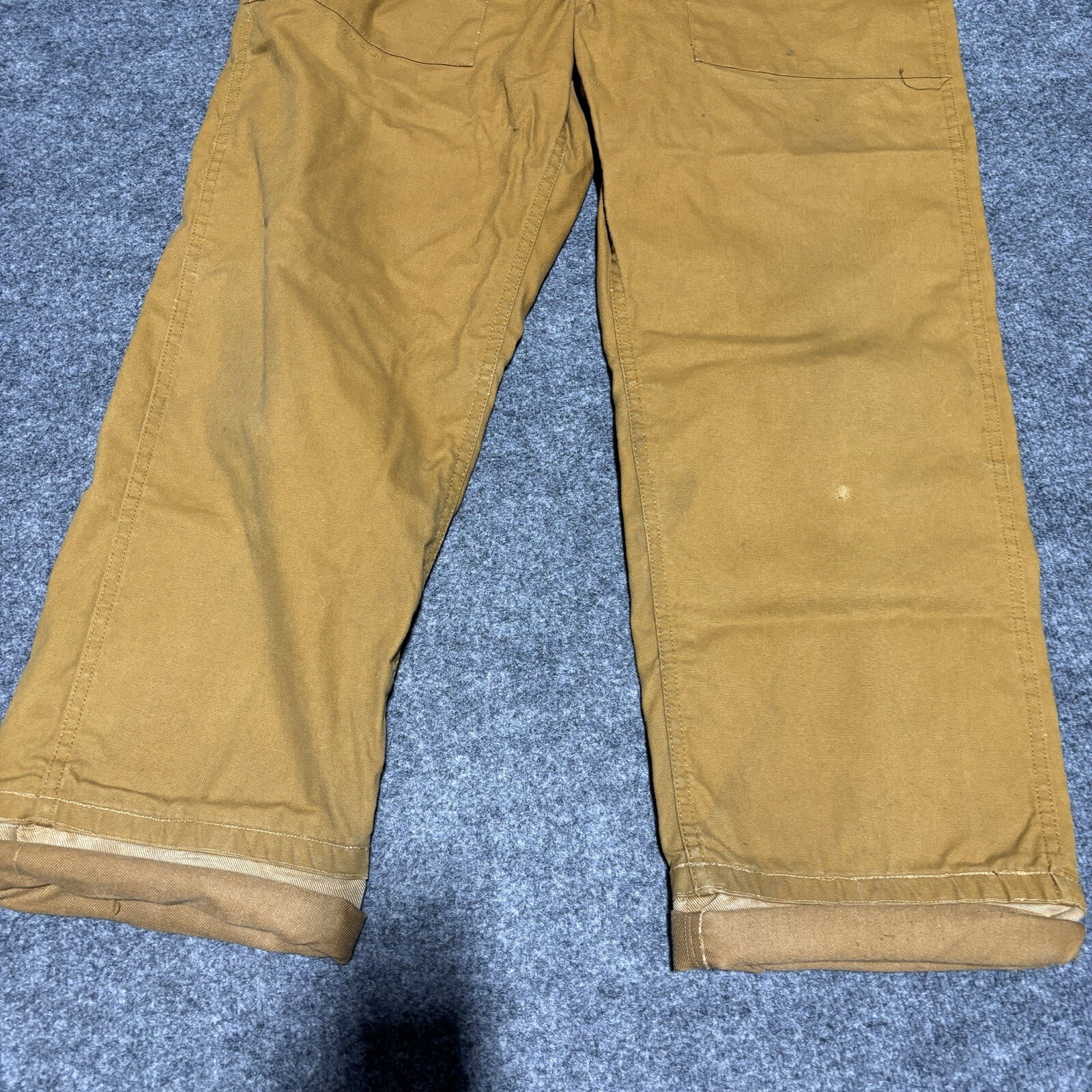 Vintage SAFETBACK Hunting Overalls Adult Large Brown 38x29 Bird Mens