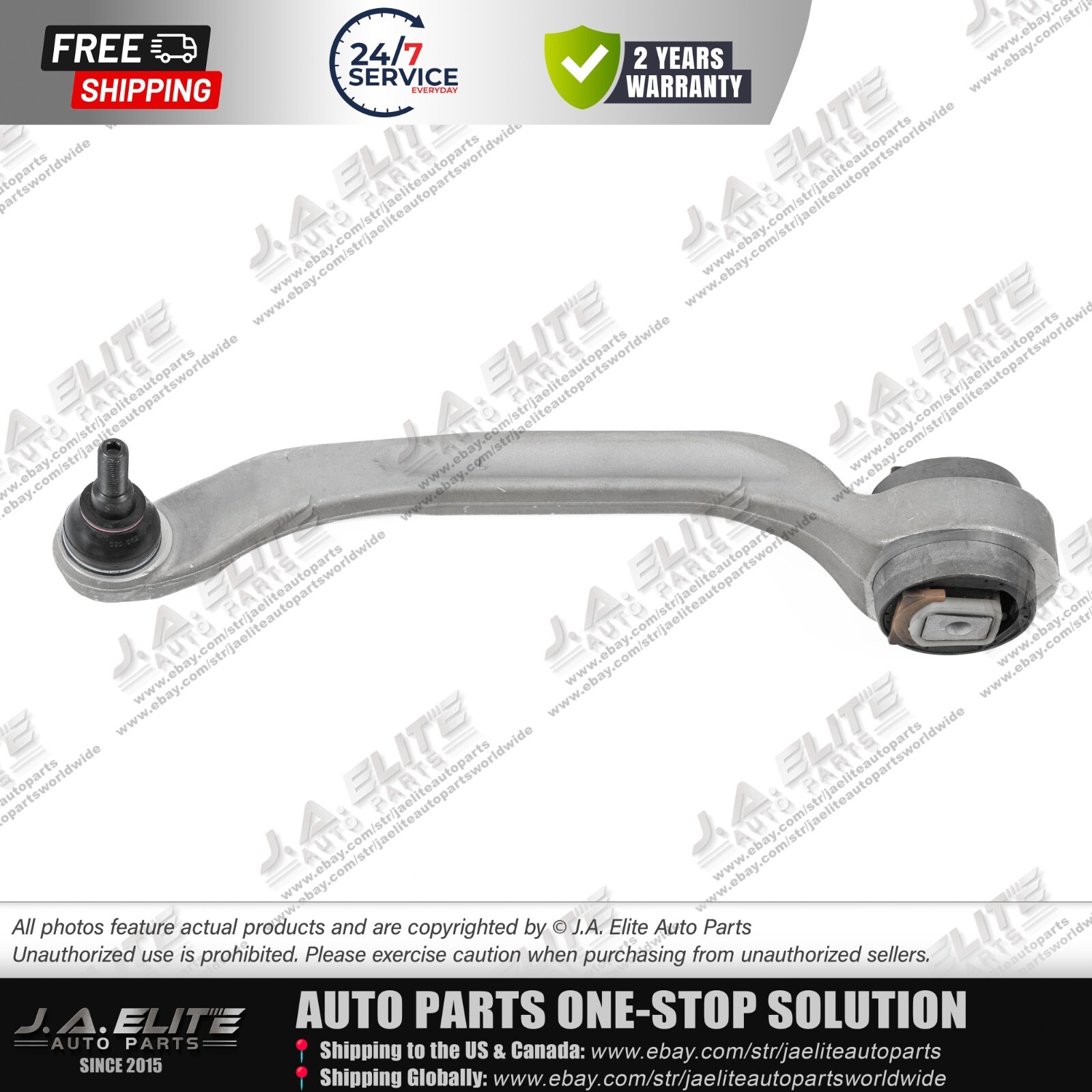 4pcs Left Front Upper & Lower Control Arms fit Bentley Continental & Flying Spur