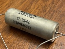 .91 uf 200v Sprague 196p Vitamin Q Guitar Amp Capacitor NOS ESTATE FIND 9 Total