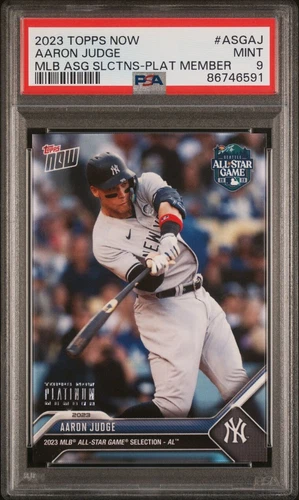 Aaron Judge - 2023 MLB Topps Now All-Star Game - Platinum Member PSA 9