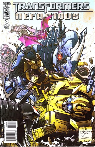 IDW Comics Transformers Nefarious Issue No 3 Cover B May 2010 - 第 10/12 張圖片