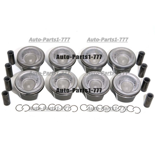 Juego de 8 pistones y anillos Mahle para Porsche Cayenne Panamera Turbo 4.8T 955 957 970 - Imagen 2 de 4